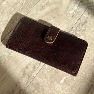 Portland leather goods Dark Brown Leather Wallet